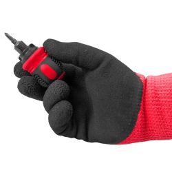 Отвертка реверсивная в комплекте с битами, набор FORCEKRAFT FK-32807MR