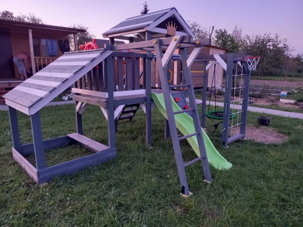 Деревянная игровая площадка для малышей Бэби плэй 13 (Индиго)