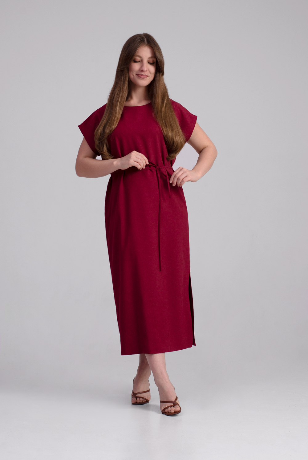 Платье женское 3946АП, Клюква #259Ка053946АП