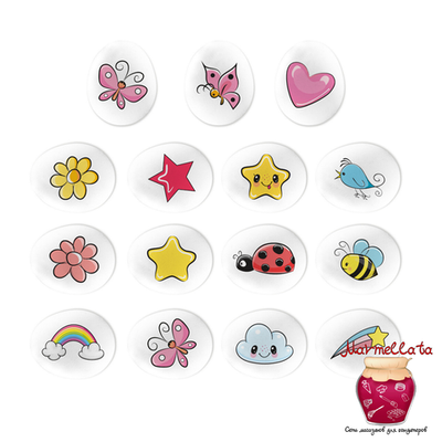 Сахарные мини-медальоны ВЕСНА, 65 гр.