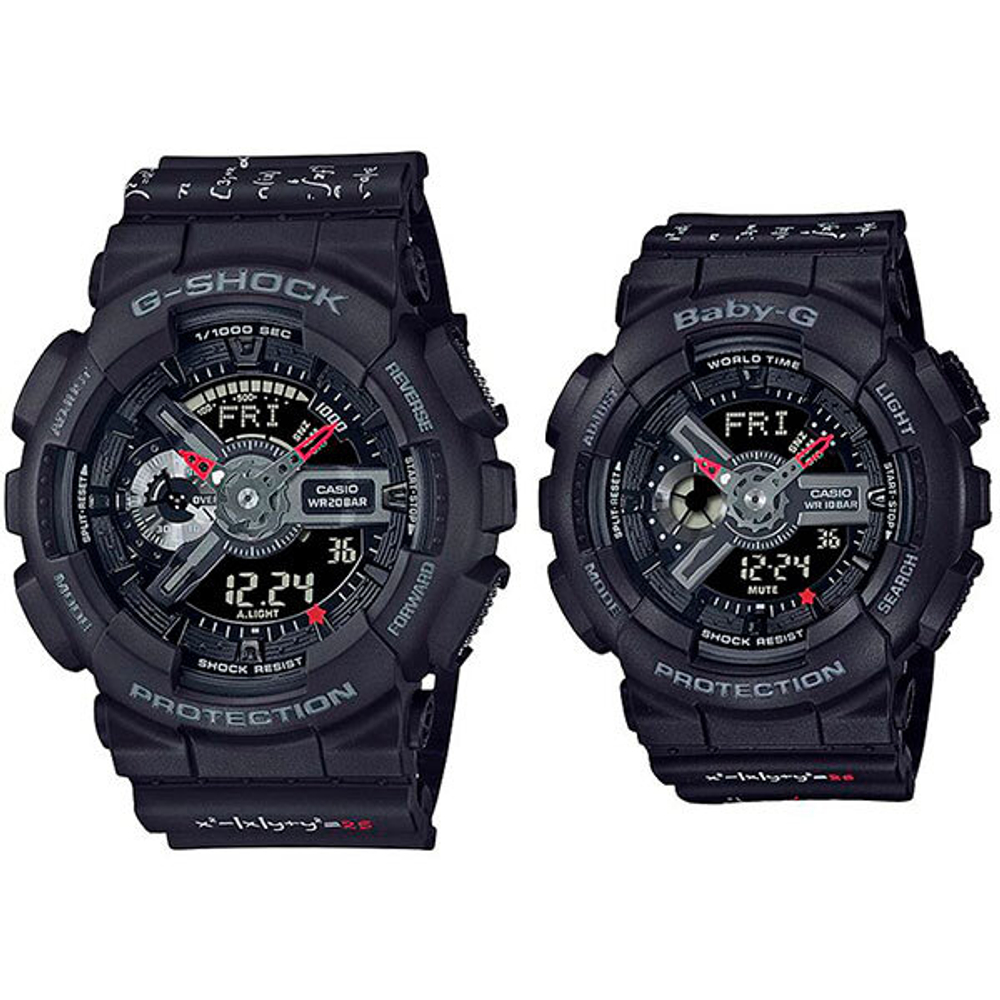 Набор с мужскими и женскими наручными часами Casio G-Shock LOV-21A-1A