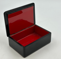 Шкатулка «Сказка о мертвой царевне и о семи богатырях». Лабутина. Мстера. СССР, 50-60-е г.