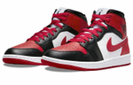 Кроссовки Jordan Air Jordan 1 Mid "Bred Toe" (Женская размерная сетка)