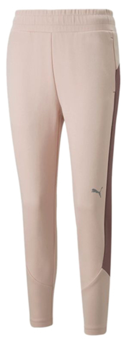 Женские теннисные брюки Puma Evostripe High Waist Pants - rose quartz