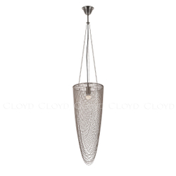 Подвесной светильник Cloyd ONASSIS P1 / Ø28 см - никель сатин (арт.11476)