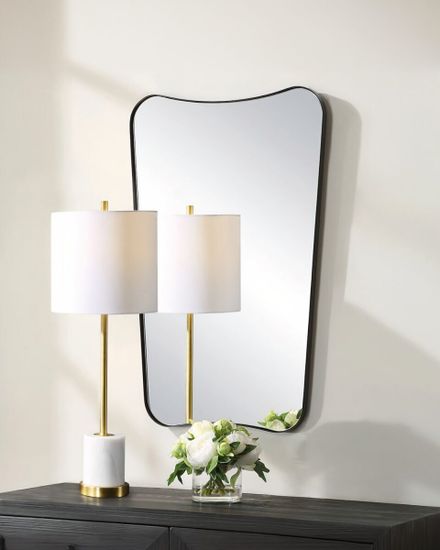 Черное зеркало в раме “Кейн”