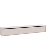 Тумба под телевизор подвесная 200х32х30 см, Кашемир бежевый