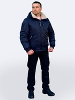 Куртка бомбер Corbona Зима синий