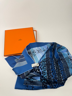 Платок Hermes Jungle love rainbow