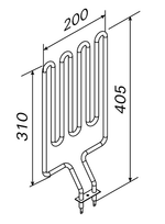 ТЭН HARVIA - тэн харвия ZSJ-110 (ZSJ-110) - нагревательный элемент для печи сауны