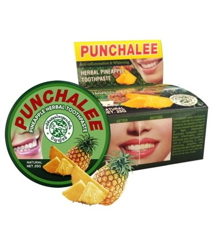 Растительная зубная паста Панчале с ананасом Punchalee Herbal Pineapple Toothpaste,ТМ Punchalee