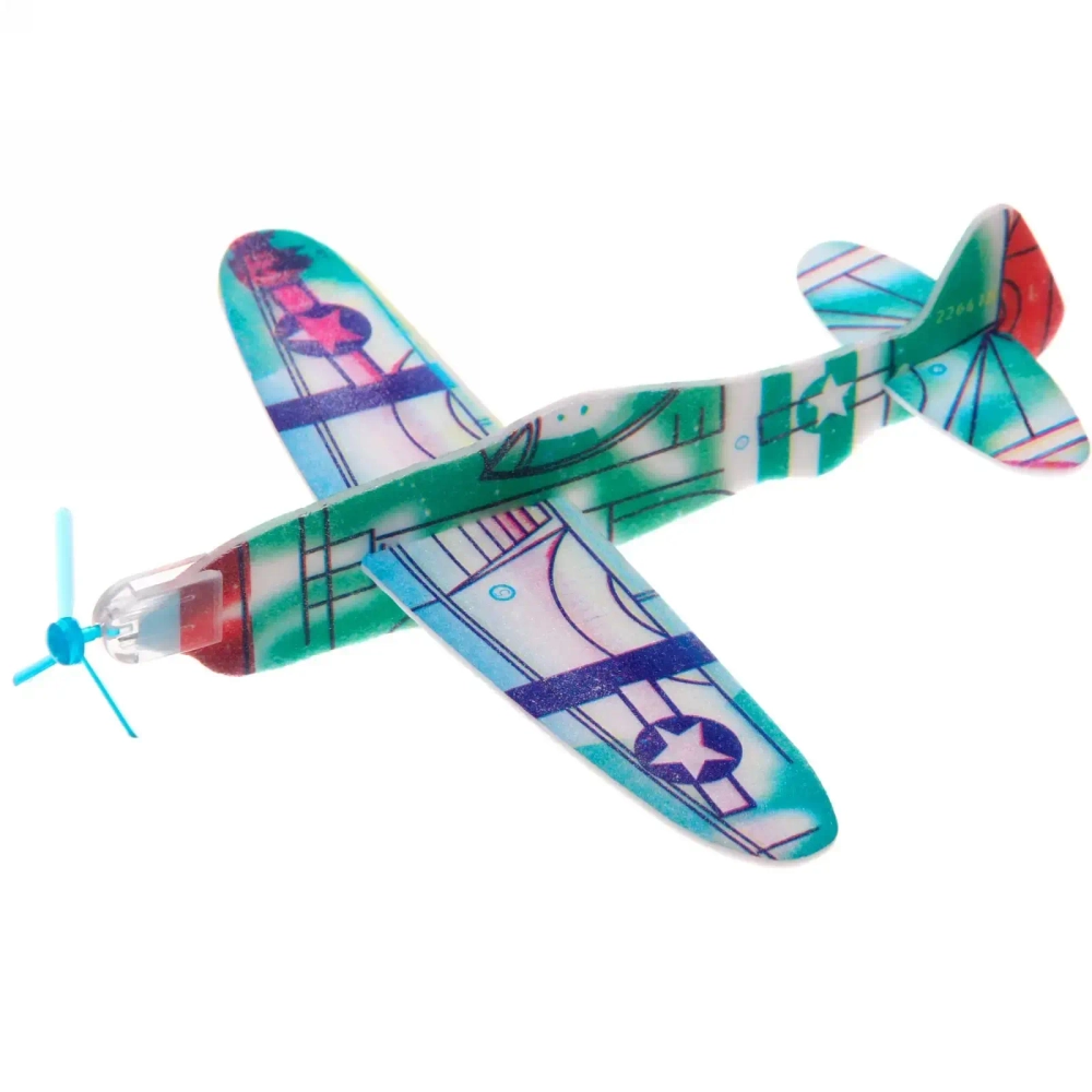 Самолет метательный «Скорость звука» 17*18 см, флайбэк, микс