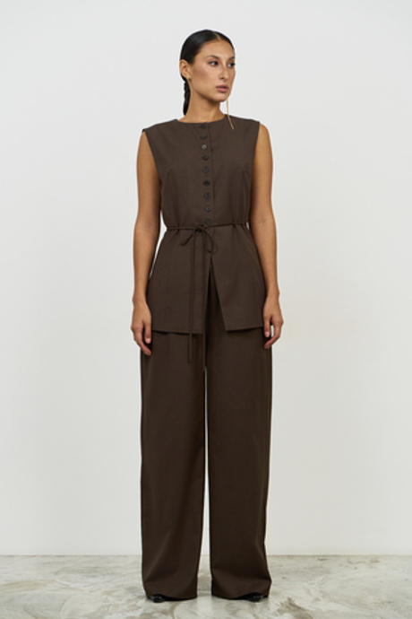 Жилет удлиненный