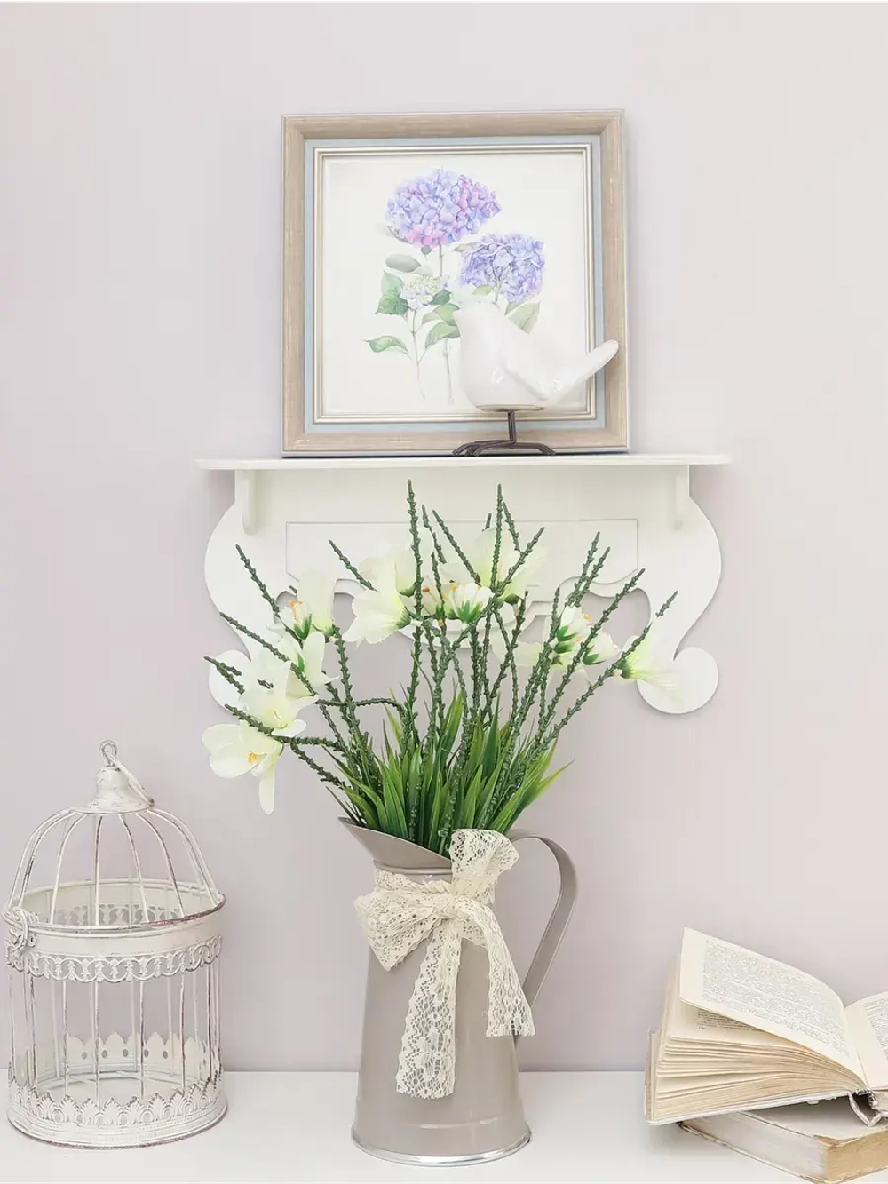 Искусственные цветы для декора ирисы