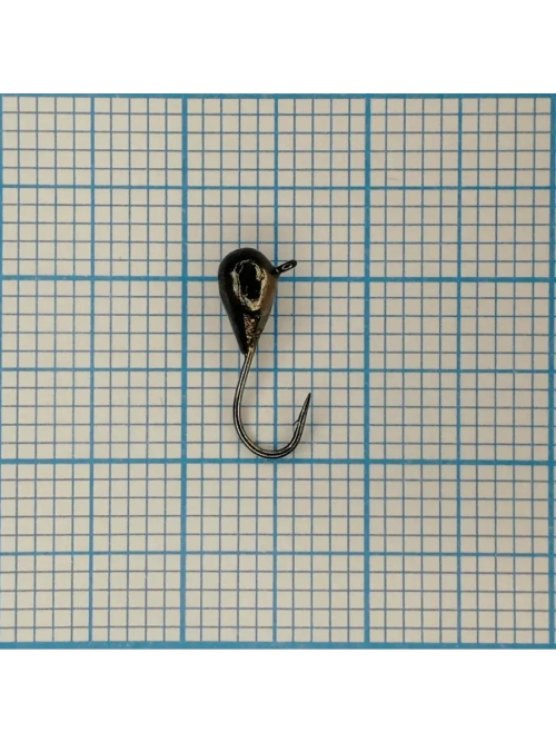 Мормышка вольфрамовая "Капля" с ушком