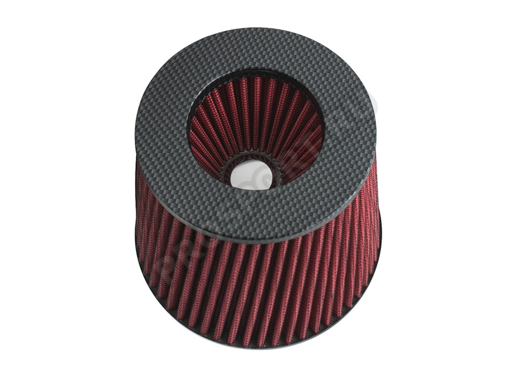 Фильтр воздушный нулевого сопротивления Sport TORNADO, красный/карбон D70мм