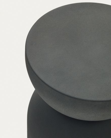 Rachel Приставной столик из металла с черной отделкой Ø 30,5 см