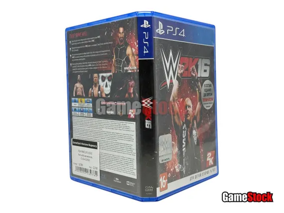 PS4 WWE 2K16 (Б/У, Английская версия, CUSA-02693)