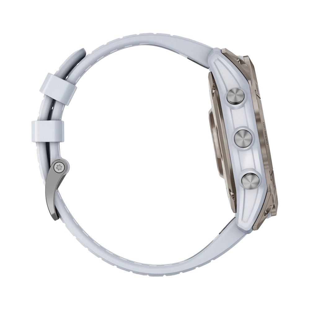 Умные часы Garmin Epix Pro (Gen 2), 51mm, Sapphire Edition Titanium with Whitestone Band (010-02804-11)