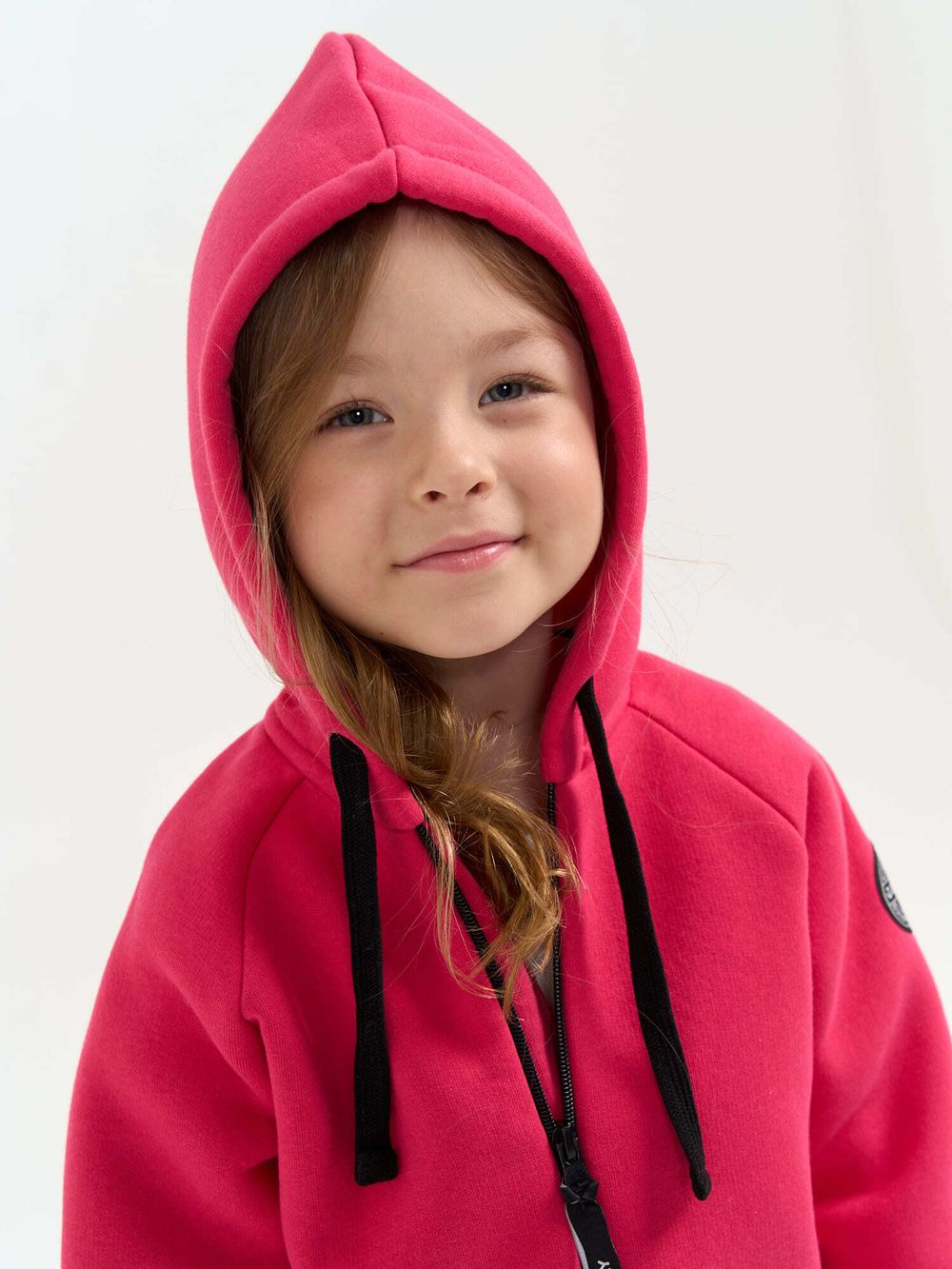 Комбинезон с накладным карманом "Фуксия" утепленный