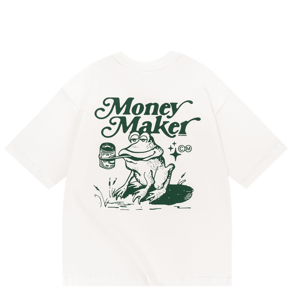 Футболка HAIDED MONEY TOAD Экрю