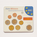 Germany 2007 Year Set (G: Karlsruhe) + 2 x 2 Euro: "Schwerin Castle (Mecklenburg-Vorpommern)" and "50th anniversary of the Treaty of Rome"