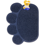 Коврик для животных «ДОНКОТТИКО», лапушка, цвет тёмно-синий, 30*40см (лейбл)