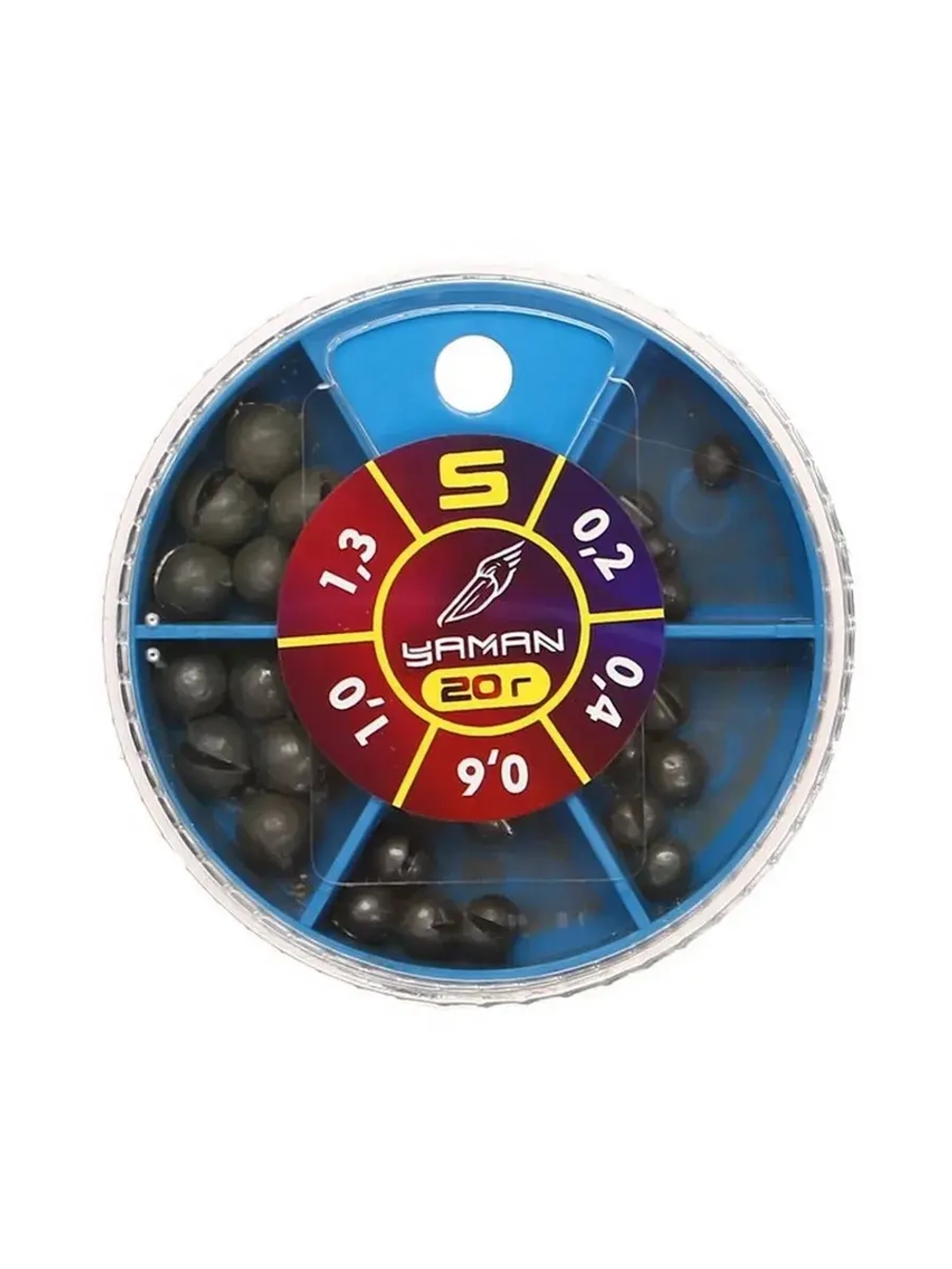 Набор грузил "ЯМАН" "S" 20 г, 0,2-1,3 г