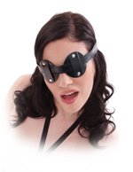 Кожаная маска на глаза Blinder Mask (Цвет: черный)