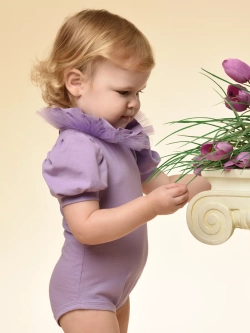 Боди с декоративным воротничком