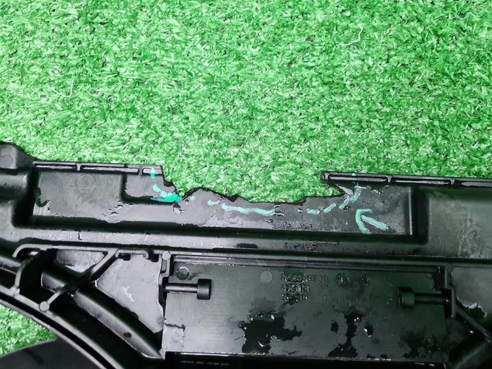 Диффузор с вентиляторами Porsche Macan 95b (14-нв)