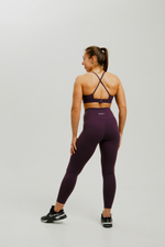 Легинсы NOBULL фиолетовые длинные