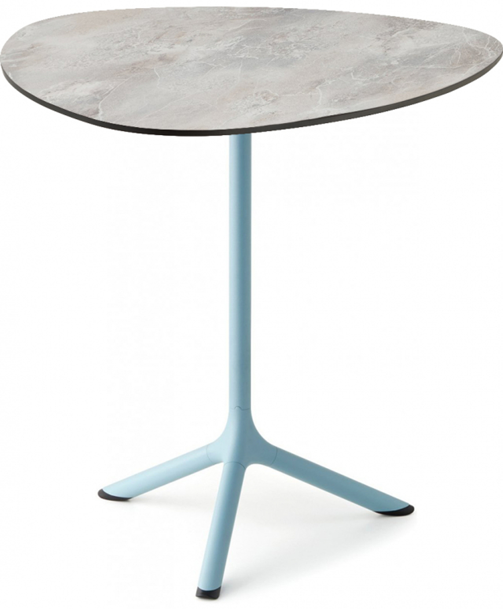 Стол ламинированный обеденный Scab Design Tripe, голубой, каменный