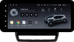 Магнитола для Mitsubishi ASX 2020+ (ШГУ 8", рамка тип 2) - Teyes LUX ONE ROUND монитор 12.3" 2K QLED на Android 10, CarPlay, 4G SIM-слот
