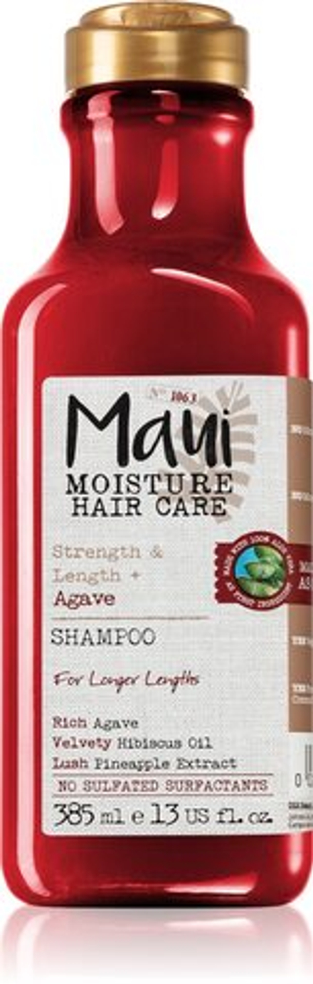 Maui Moisture Strength & Lenght + Agave - укрепляющий шампунь для обесцвеченных волос /   385  ml  / GTIN 022796170316