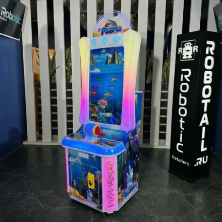 Детский автомат с видеоигрой «Рыбалка»