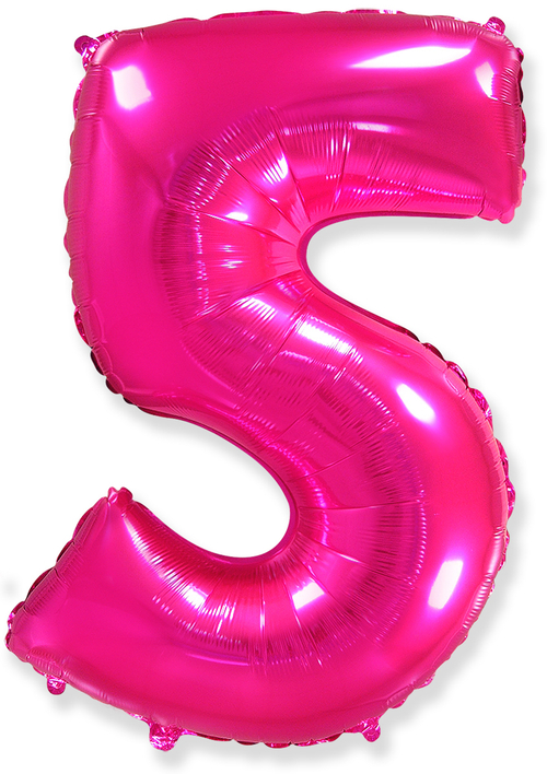 FM (40''/102 см) Цифра, 5, Фуше, 1 шт.