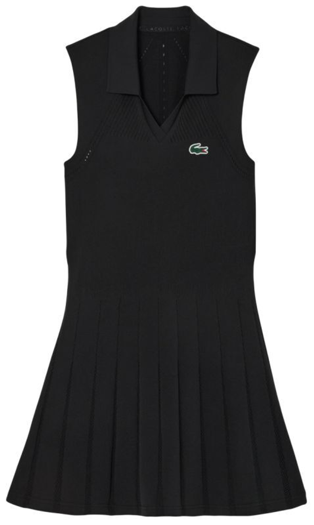 Теннисное платье Lacoste Stretch Tennis - черный