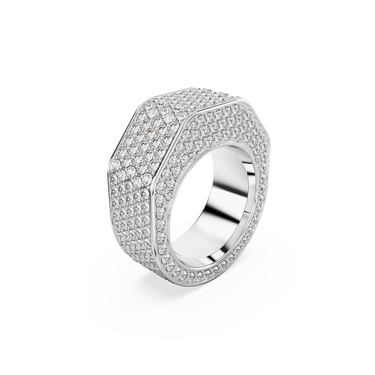 DEXTERA:RING OCT FULL PAVE CRE/RHS 55