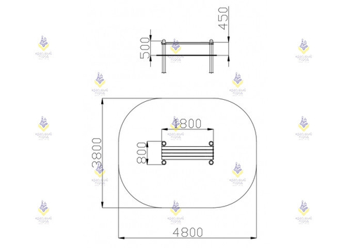 Воркаут «Скамья для пресса»