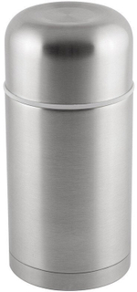 Термос Mallony 1л нерж.сталь, широкое горло, крышка-чашка