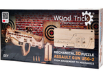 Механическая сборная модель Wood Trick Штурмовая винтовка USG-2