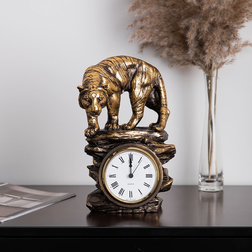 Часы Тигр Бронза