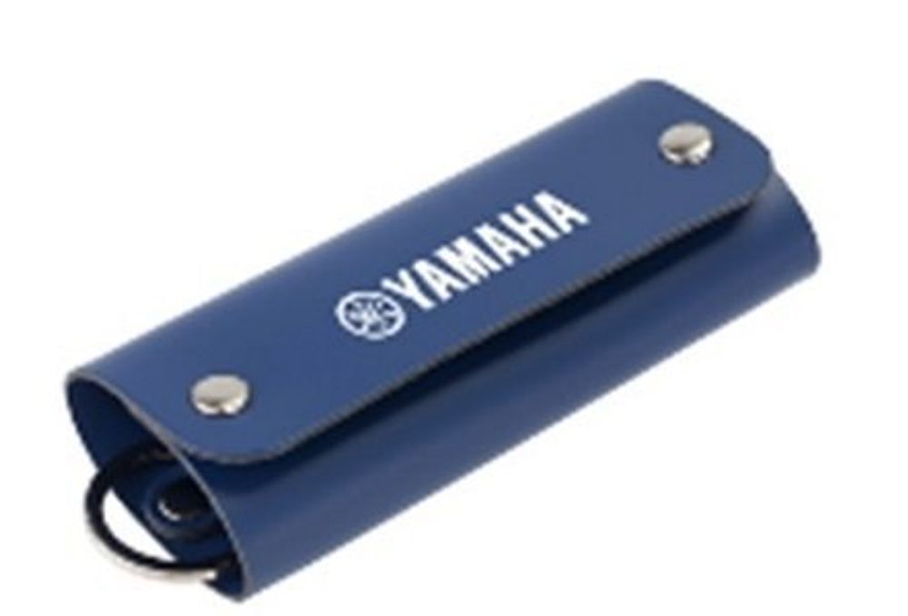 Ключница Yamaha, кожа, синий