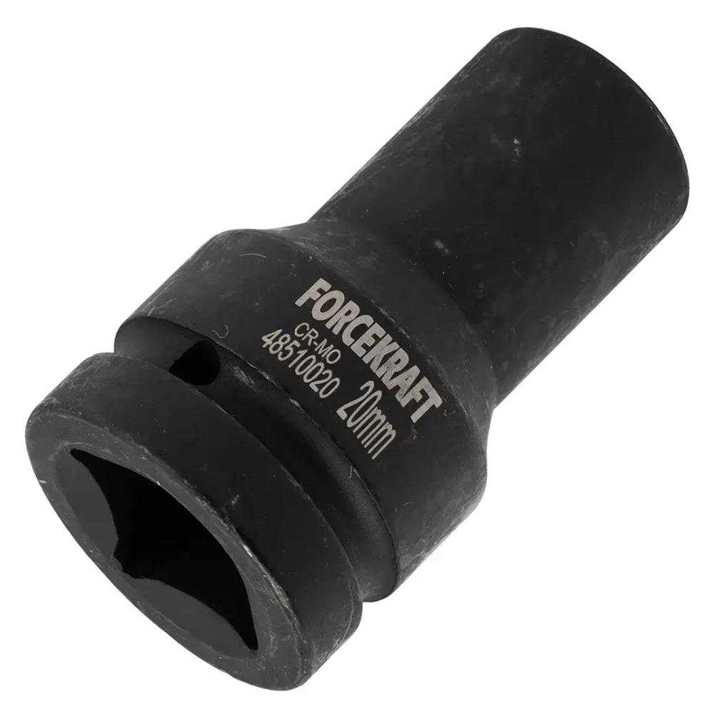 Головка ударная глубокая 1'', 20мм (6гр.) FORCEKRAFT FK-48510020