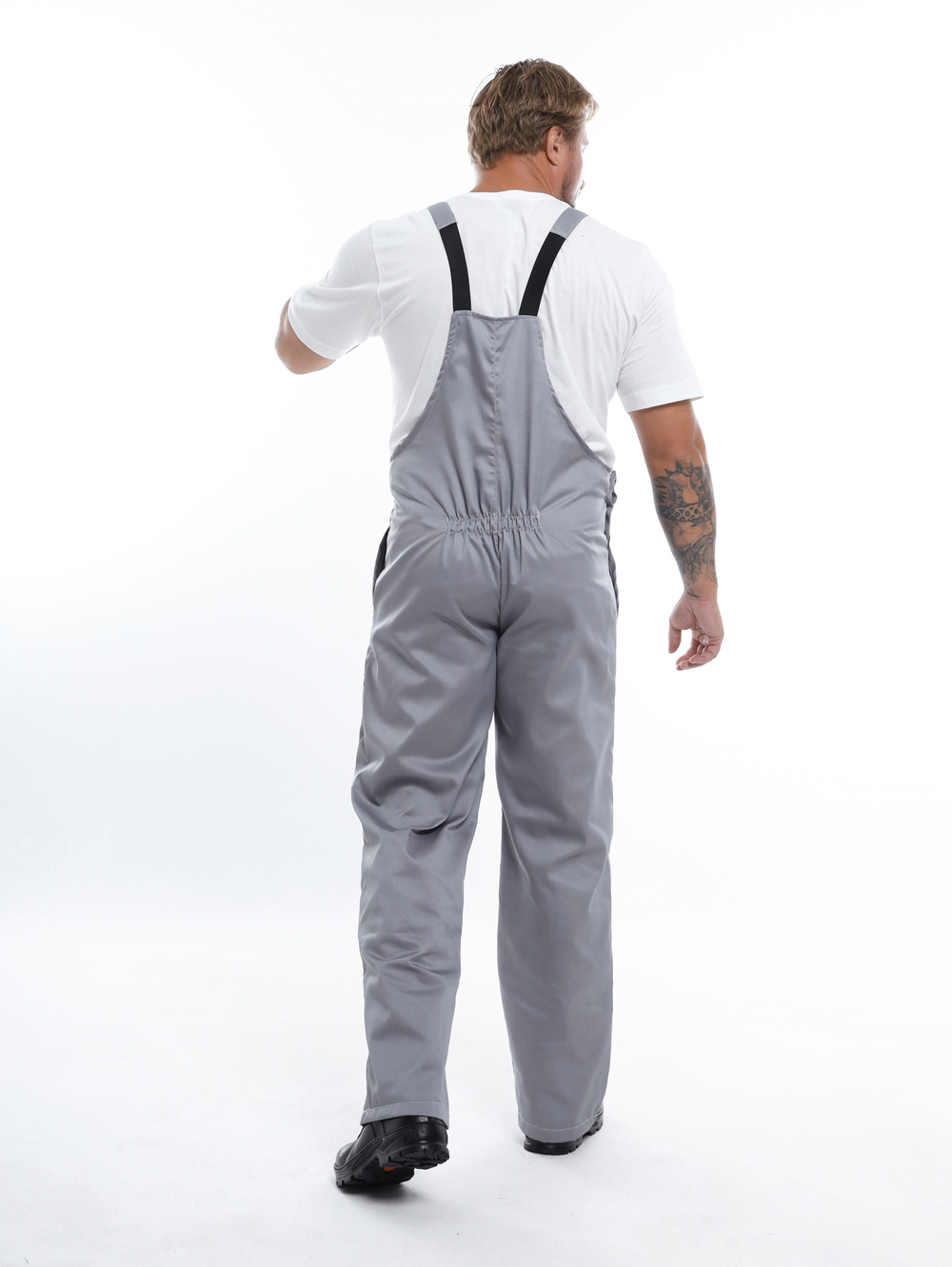 Костюм Nerss «Практик», куртка + полукомбинезон. Серый с черным