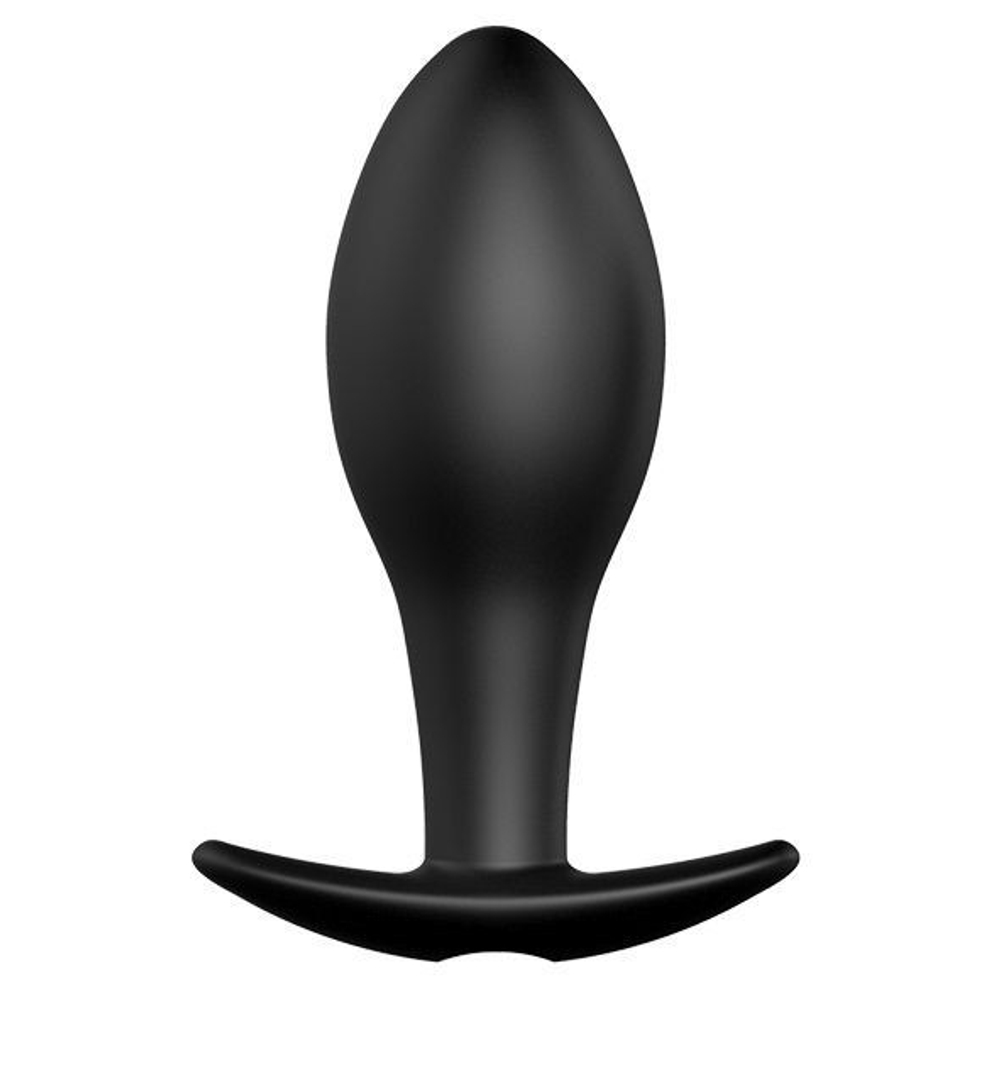 Анальная вибропробка Baile Pretty Love с пультом, 8,5 см