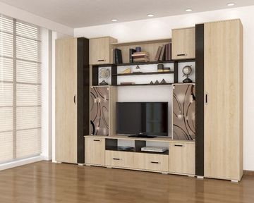 Гостиная модульная ОСКАР-18-2 дуб сонома / венге
