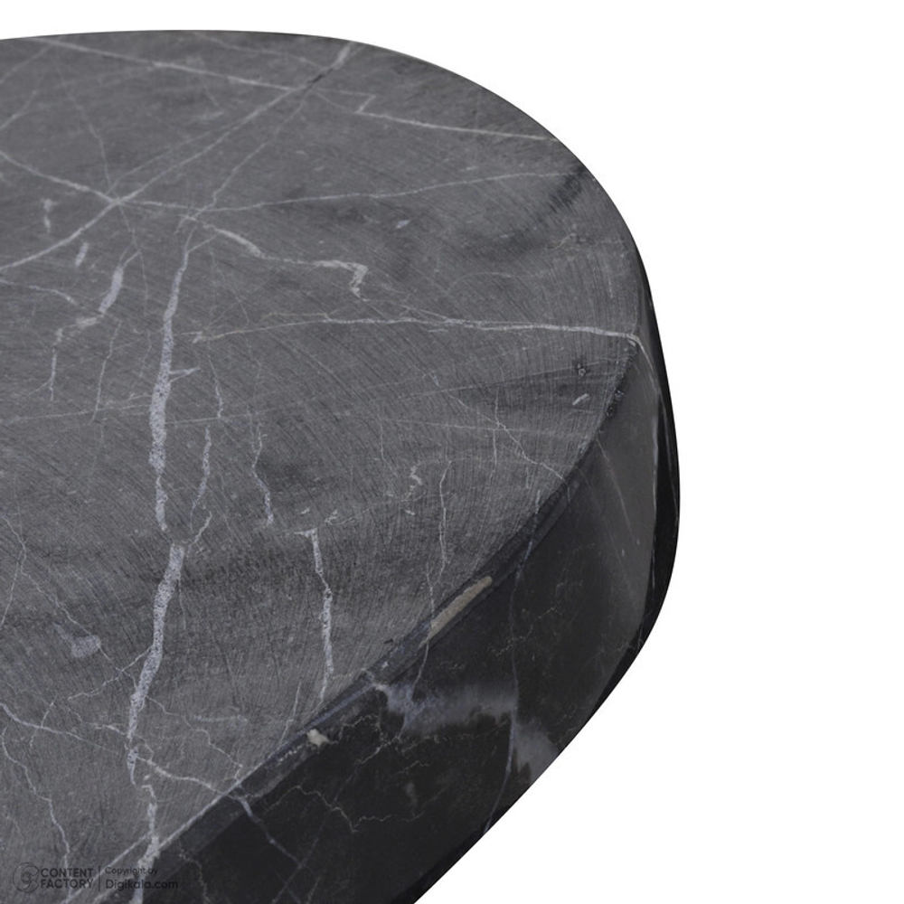 Поднос из натурального камня персидский шелковый мрамор Pietra Grey 2-5 466 подставка декоративная Иран