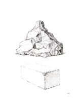 Colored pencil landscape painting with four seasons. Coloring Book